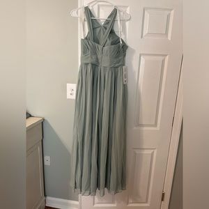Azazie mint bridesmaid dress